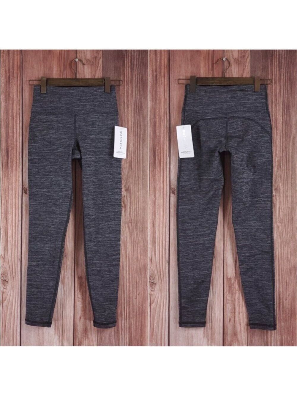 NWT Athleta Womens XXS Altitude Tight in Polartec Power Stretch Leggings Gray